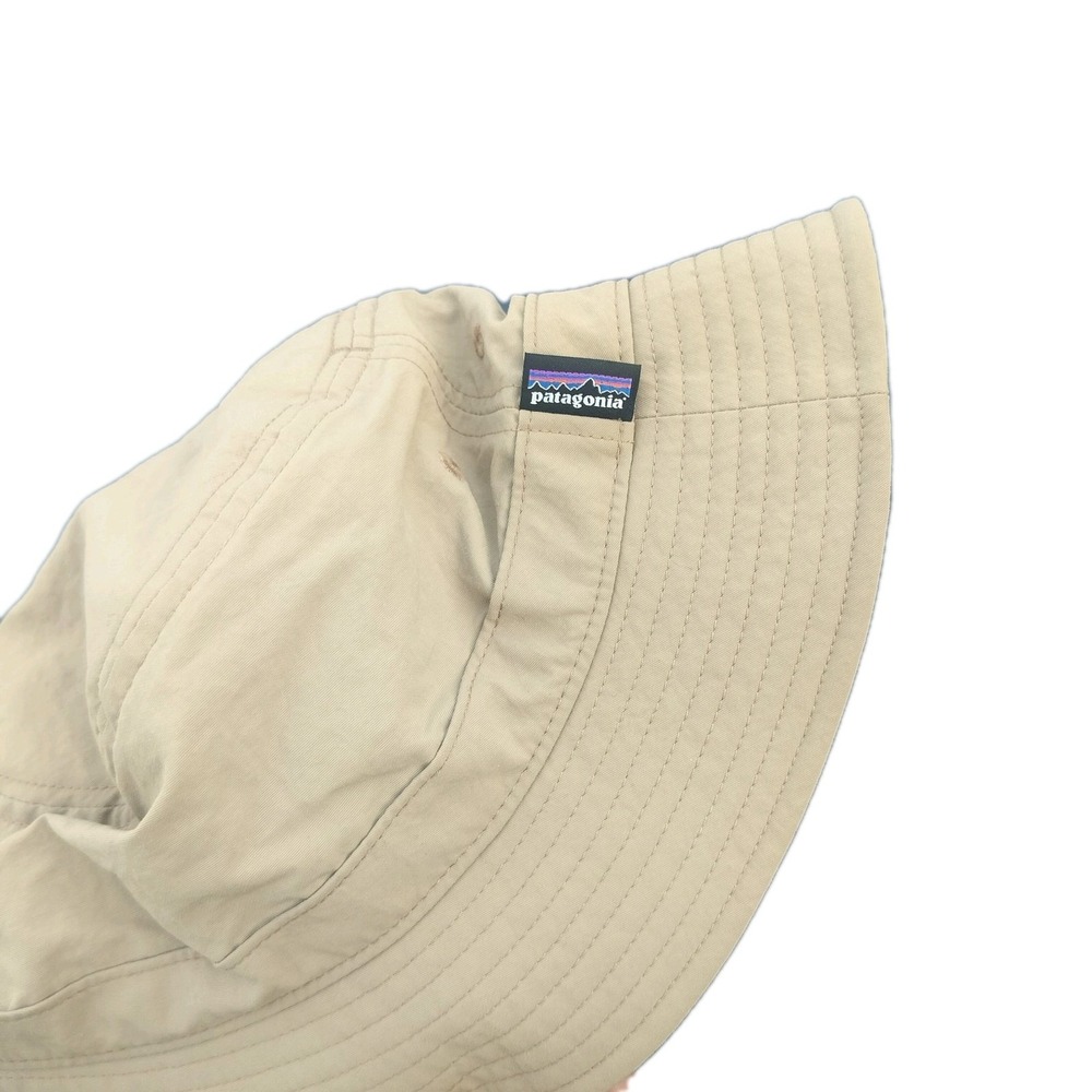 Patagonia Sun Beach Bucket Hat Medium Tan Outdoor Hike Climb‎ Shade 29011 Y2K